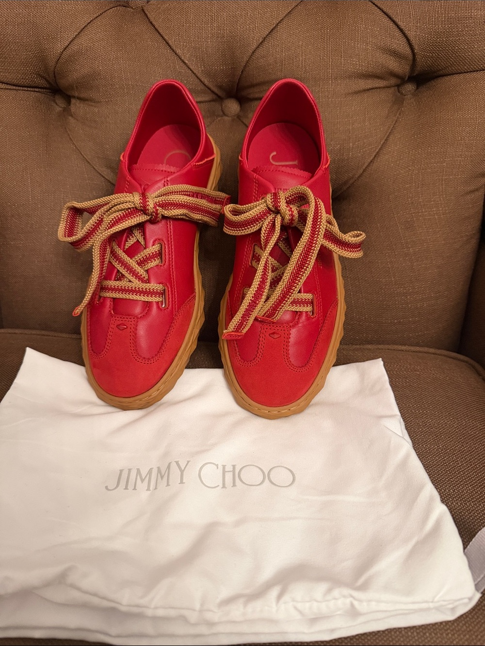 Jimmy Choo Diamond Light Flex F Trainers size 38 - Picture 2 of 12